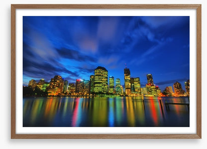 Brisbane skyline shimmer