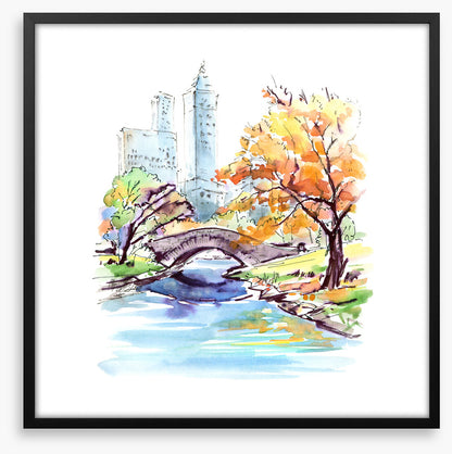 Fall at Gapstow Bridge