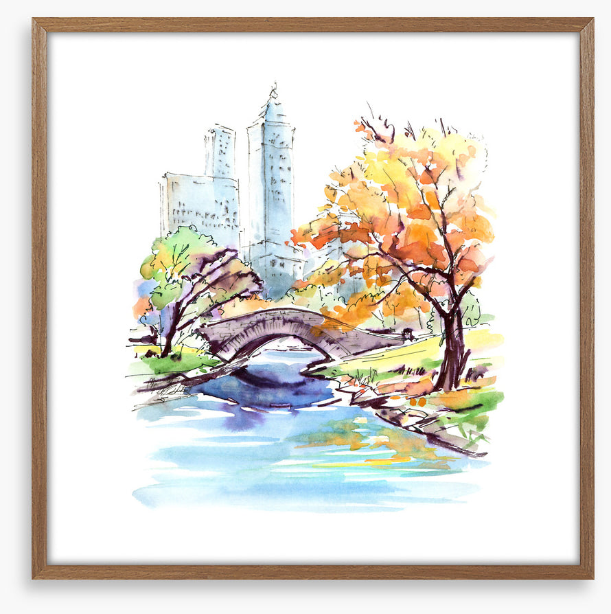 Fall at Gapstow Bridge