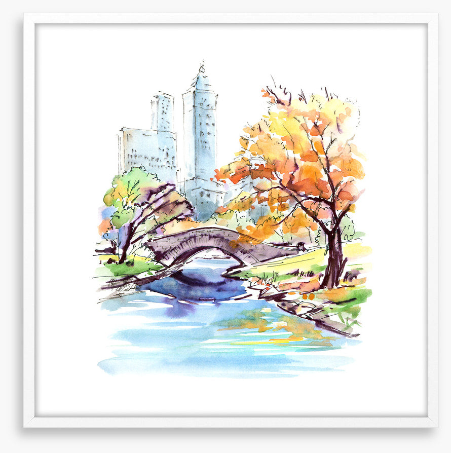 Fall at Gapstow Bridge
