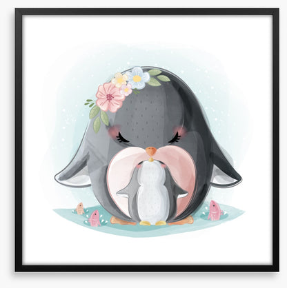 Penguin kisses