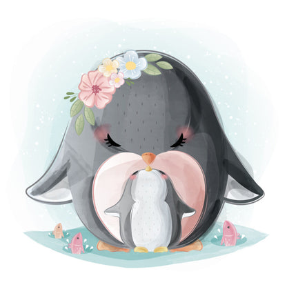 Penguin kisses
