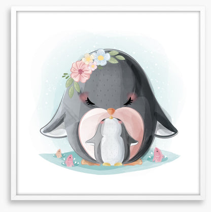 Penguin kisses