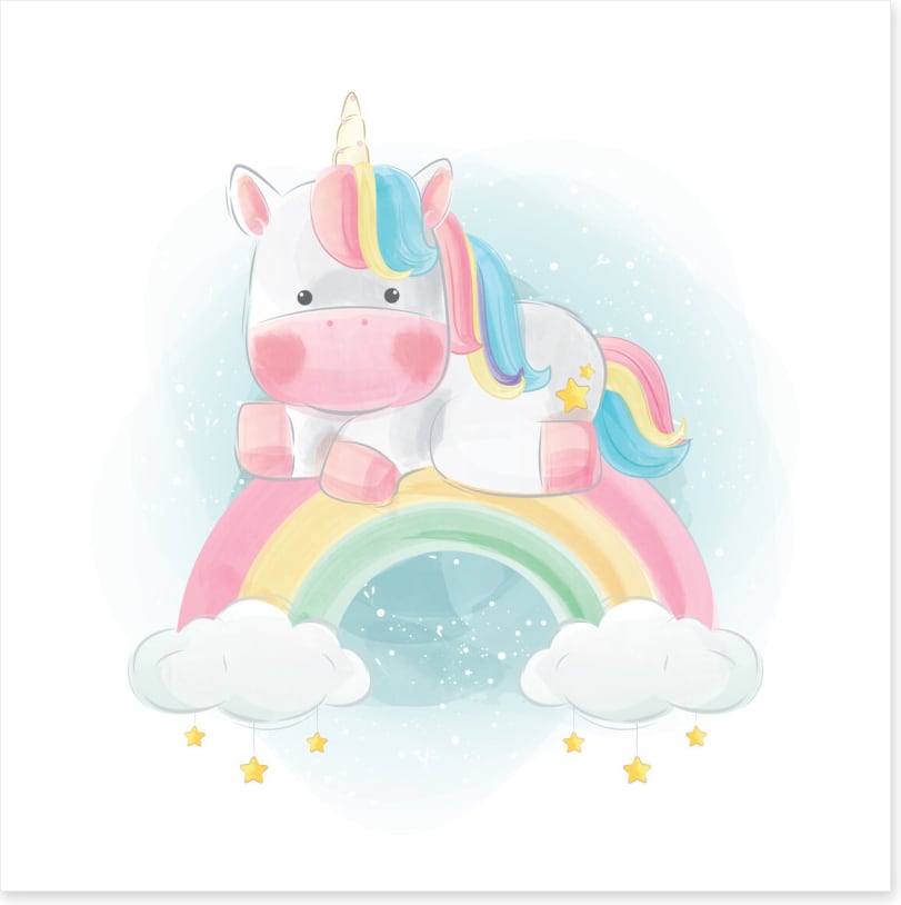 Unicorn rainbow 1