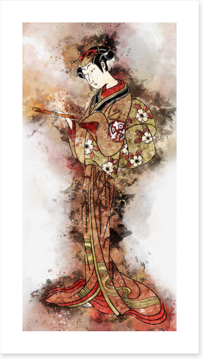 The shamisen player