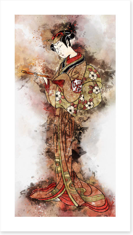The shamisen player