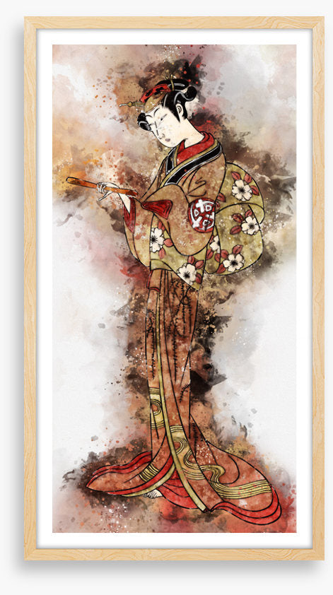 The shamisen player