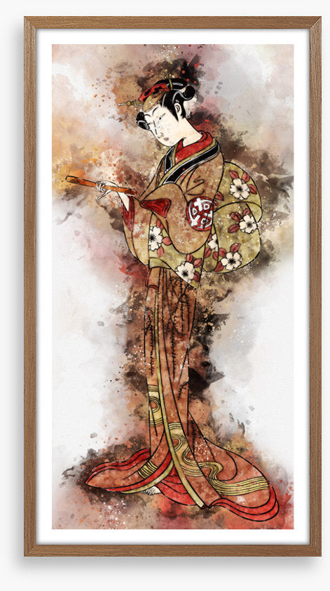 The shamisen player