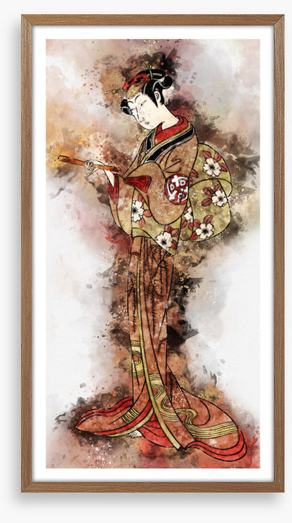The shamisen player