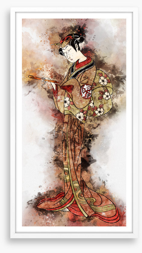 The shamisen player