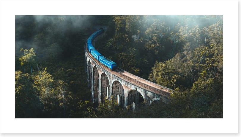 On nine arch bridge