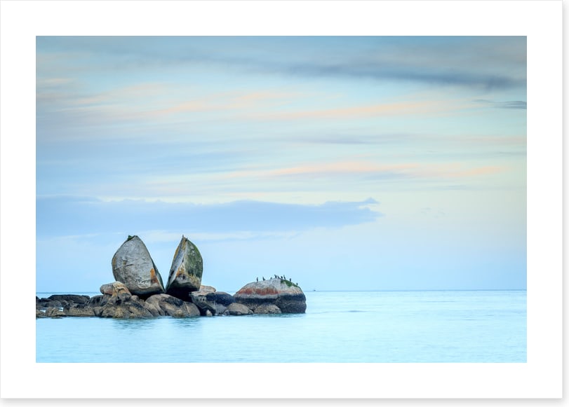 Split apple rock