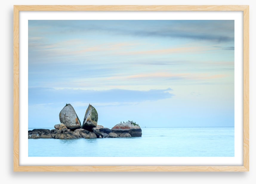 Split apple rock