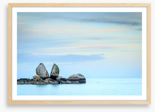 Split apple rock