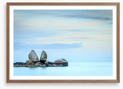 Split apple rock