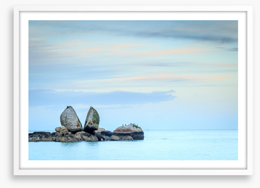 Split apple rock