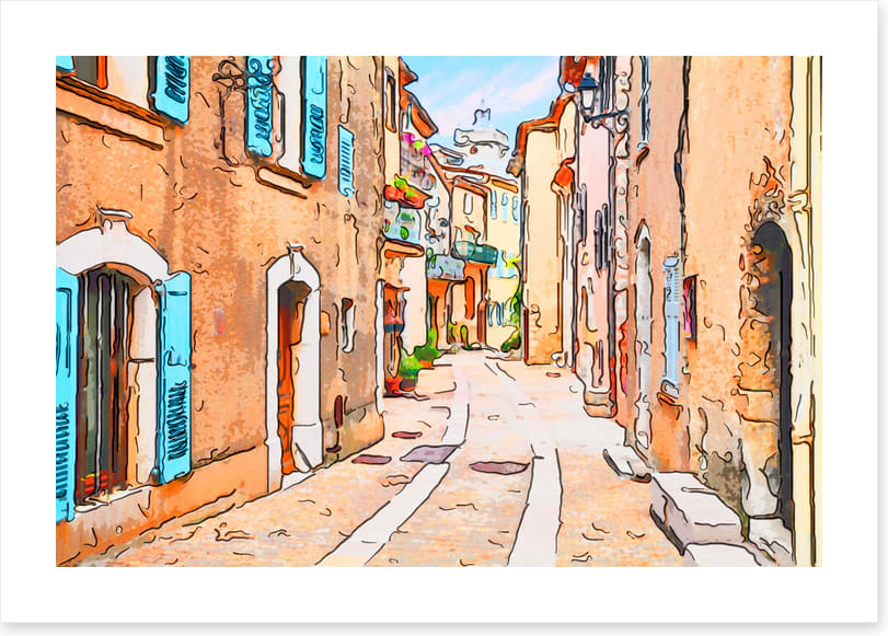 Old town alley