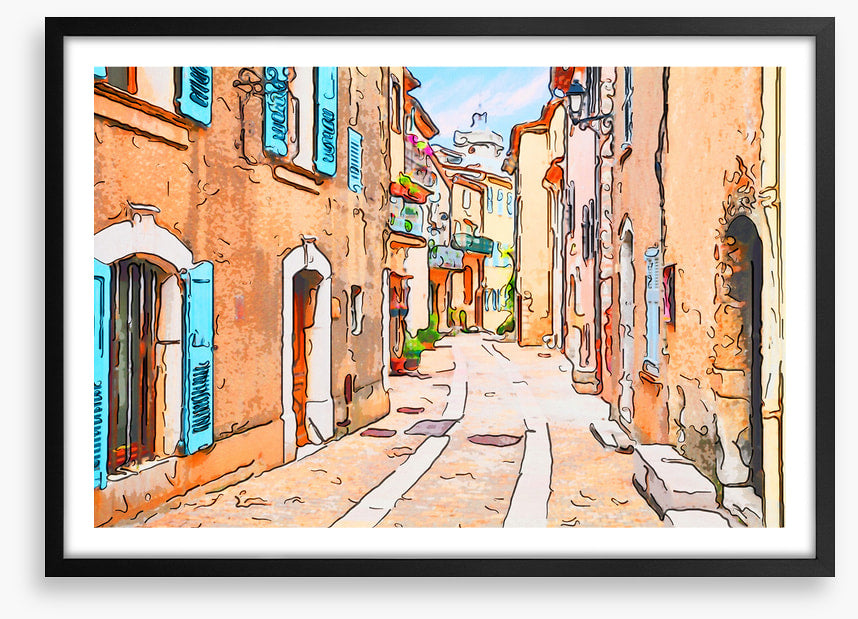 Old town alley