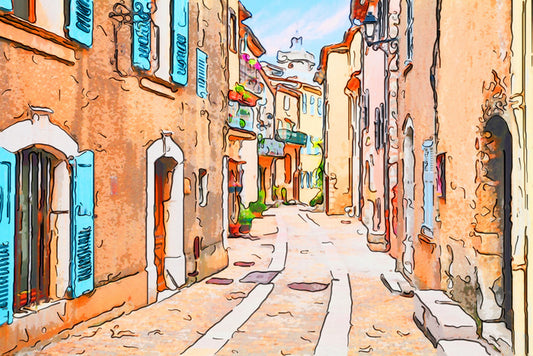 Old town alley