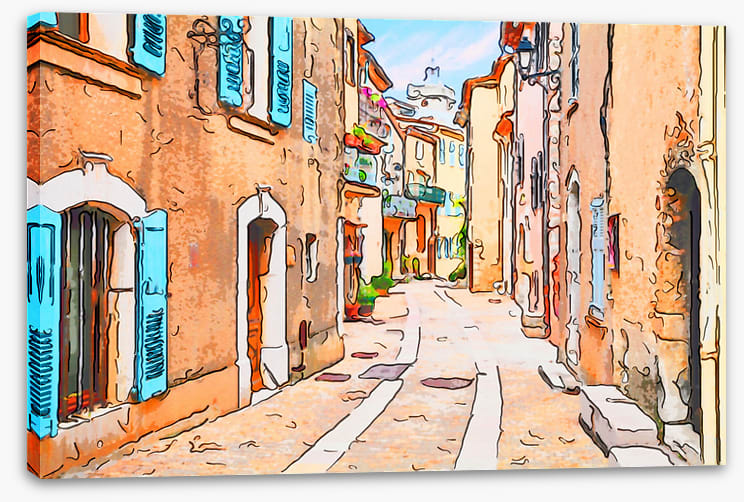 Old town alley