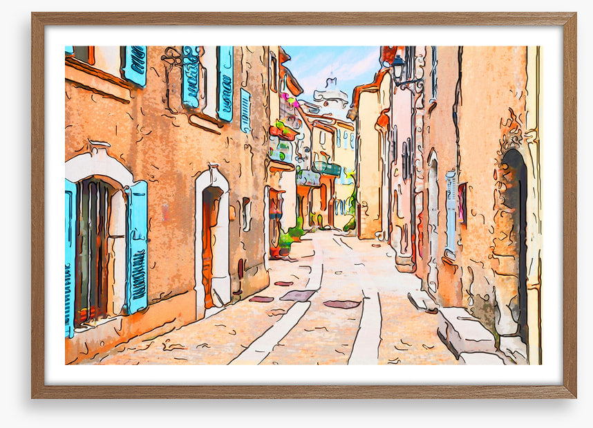 Old town alley