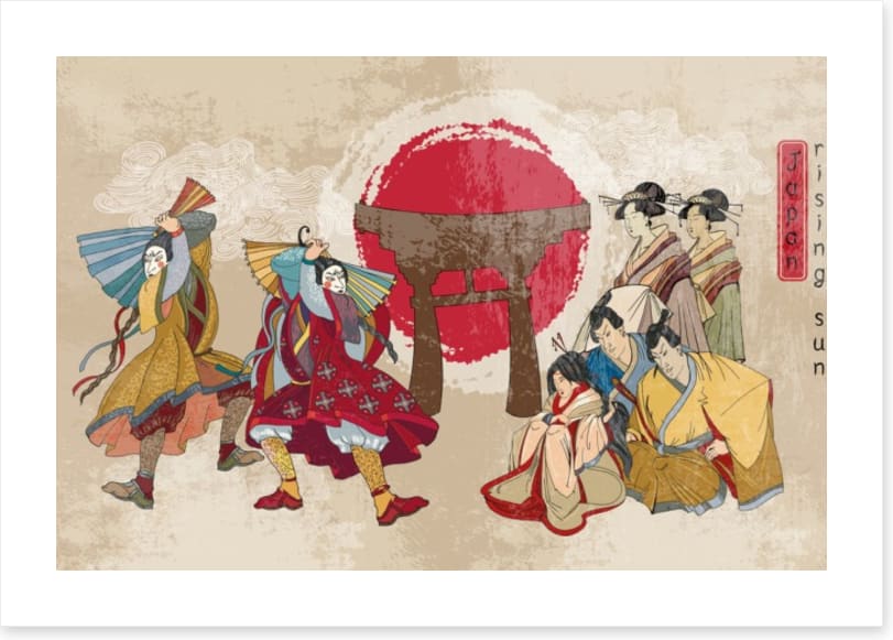 Rising sun kabuki 1