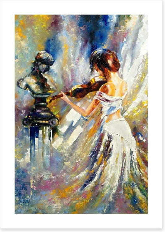 The girl and the violin