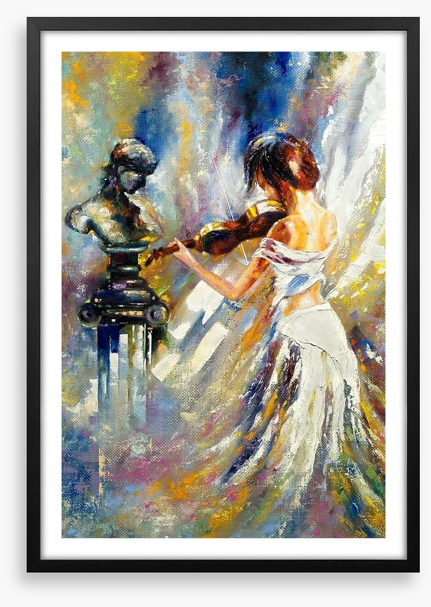 The girl and the violin