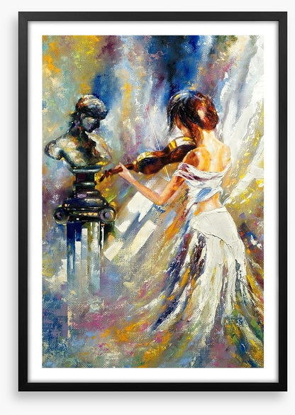 The girl and the violin
