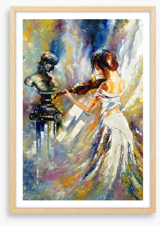 The girl and the violin