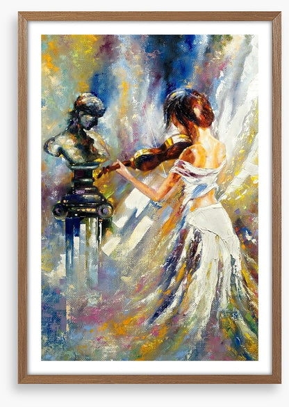 The girl and the violin