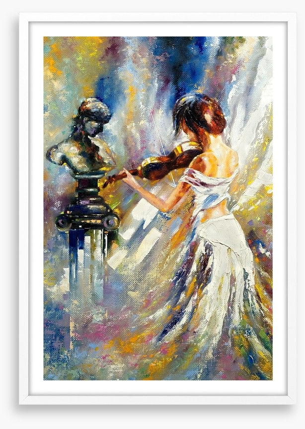 The girl and the violin