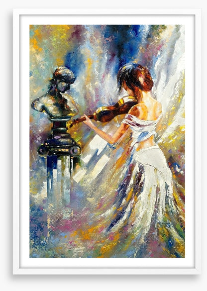 The girl and the violin