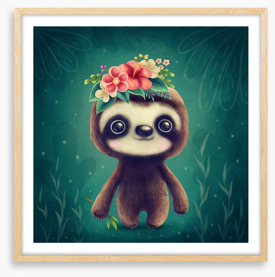 Sweet sloth smile