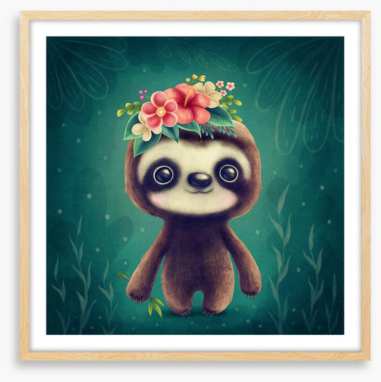 Sweet sloth smile