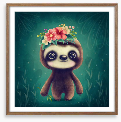Sweet sloth smile