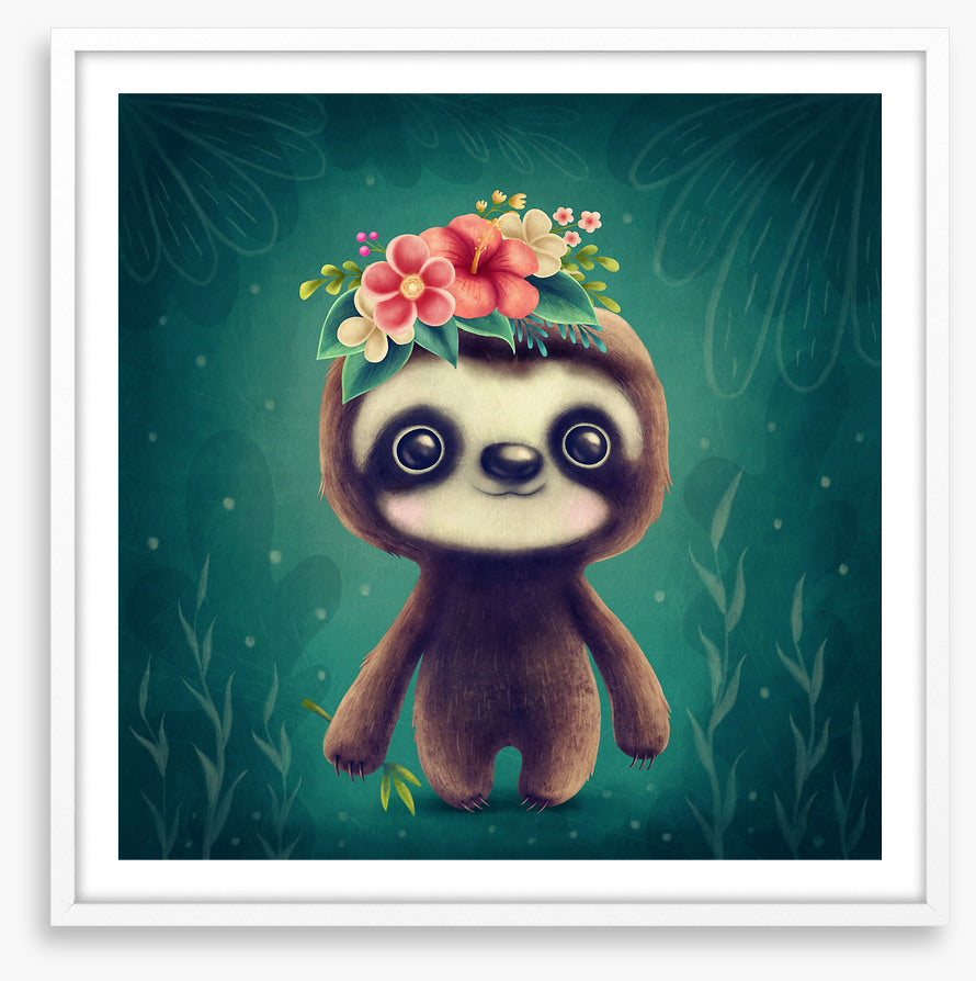 Sweet sloth smile