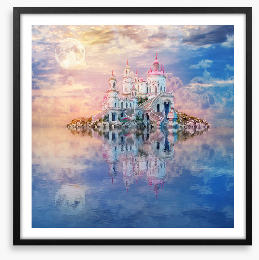 Wonderland castle lake