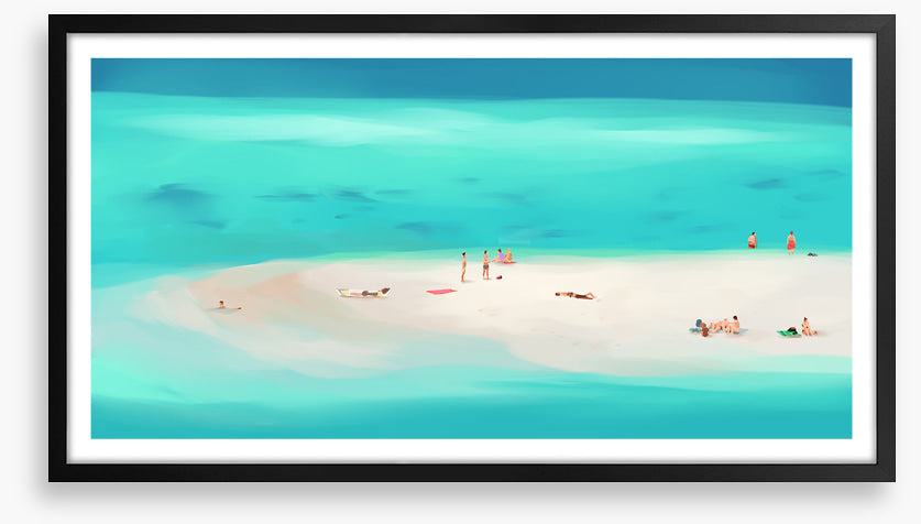 Surrounded by sea