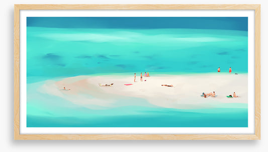 Surrounded by sea