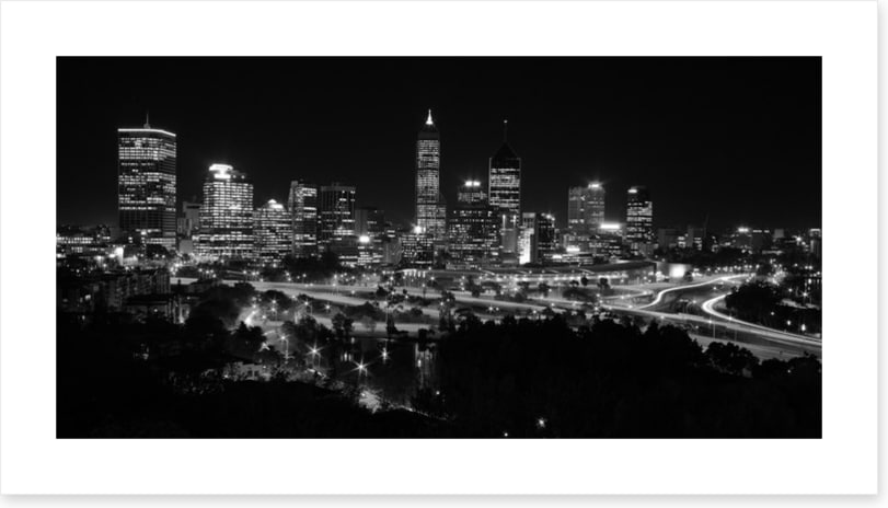 Perth night skyline