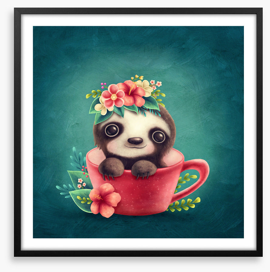Tea cup sloth