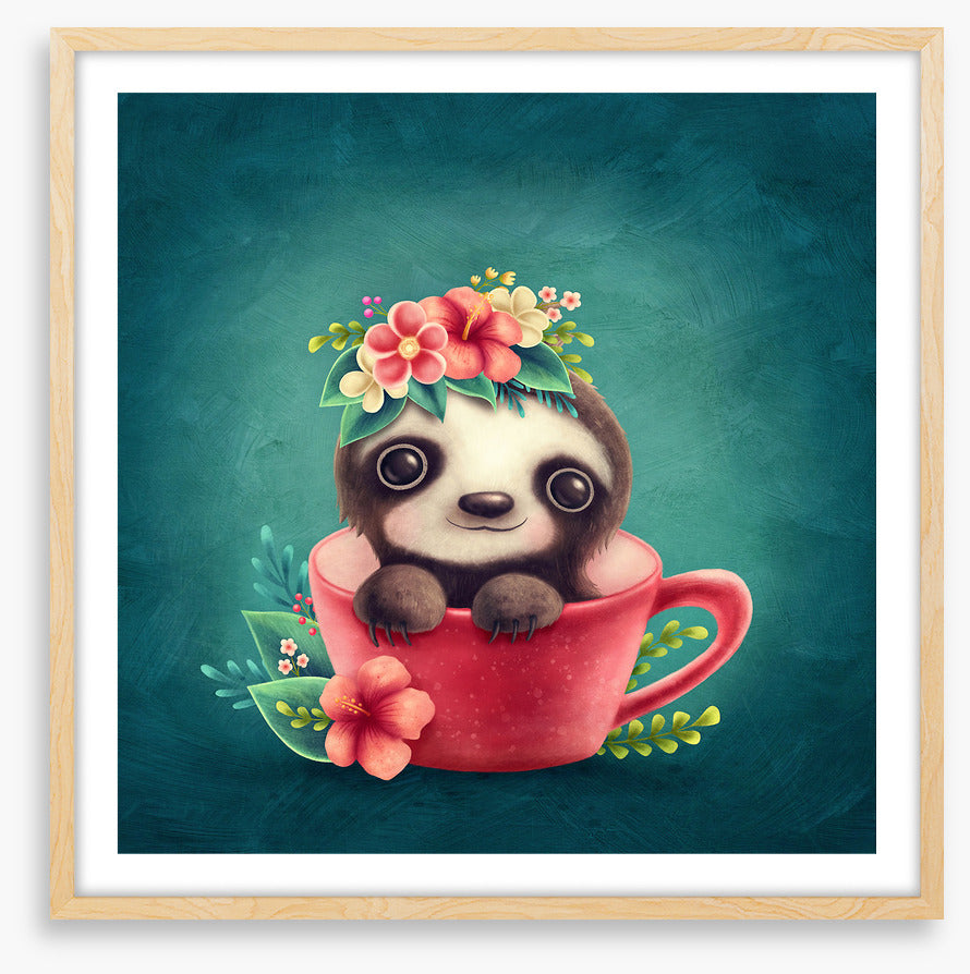 Tea cup sloth