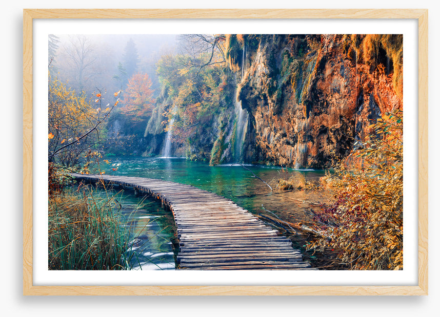 Past the falls