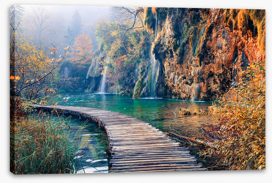 Past the falls