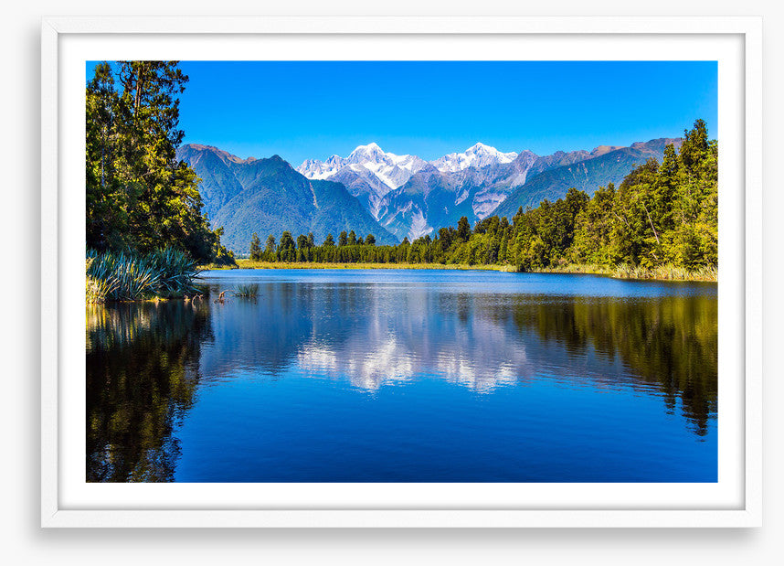 Snow capped ripples