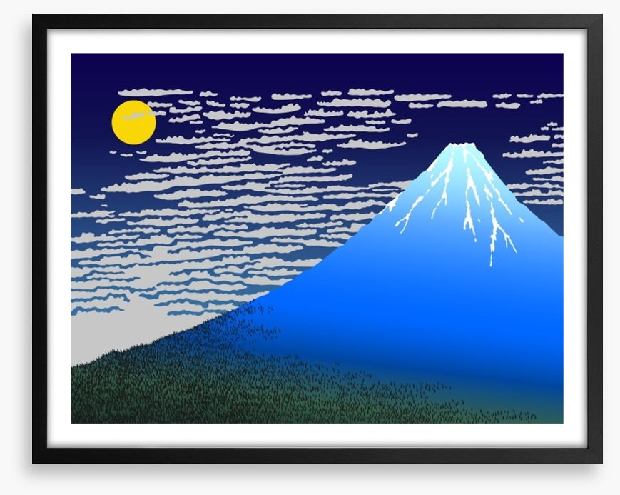 Blue mountain dusk