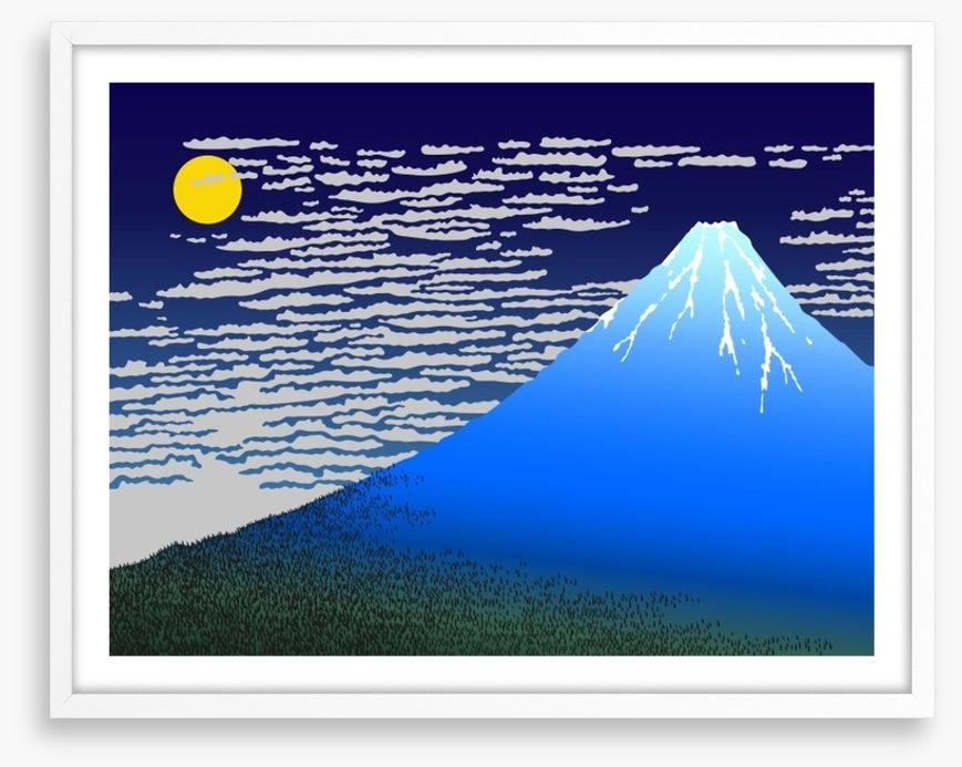 Blue mountain dusk