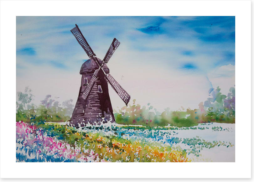The flower mill