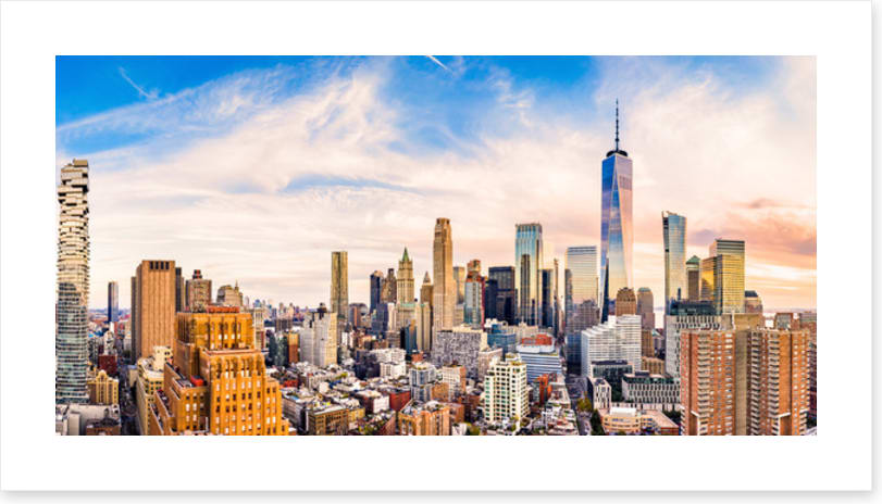 Lower Manhattan skyline